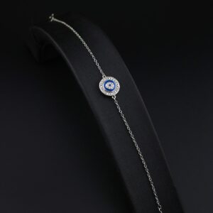 دستبند زنجیردار نقره MK3007