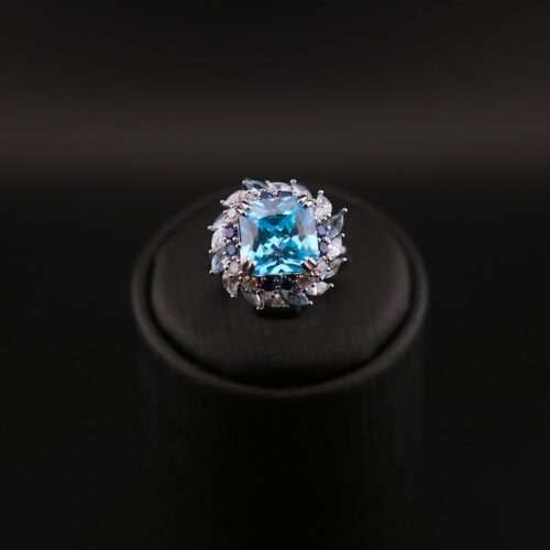اانگشتر نقره زنانه سنگ توپاز اصل mk6022 (2)