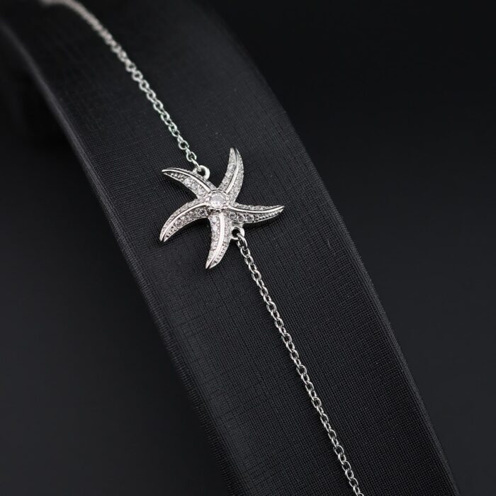 دستبند زنجیردار نقره MK3002