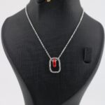 مدال نقره زنجیر دار MK4029