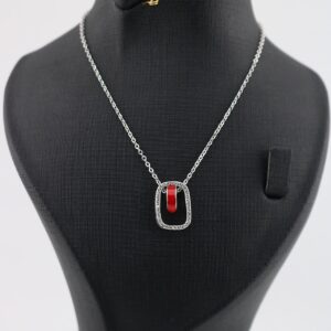 مدال نقره زنجیر دار MK4029