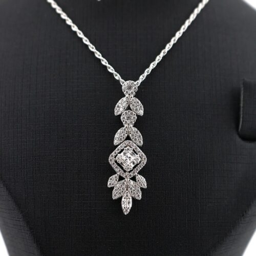 نیم ست نقره طرح جواهر سلنا MK9025 (2)