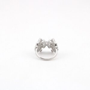 انگشتر نقره طرح جواهر mk6034