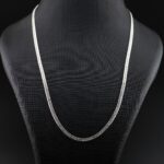 زنجیر نقره مردانه کارتیر دوبل mk4038