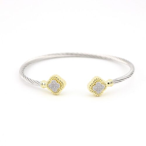 دستبند النگویی نقره