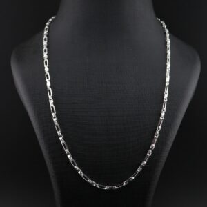 زنجیر نقره مردانه دیپلمات تراش  mk4069