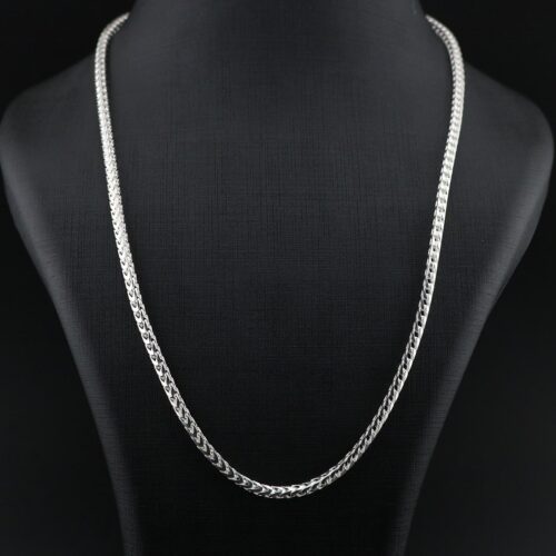 زنجیر نقره مردانه میرو گرد