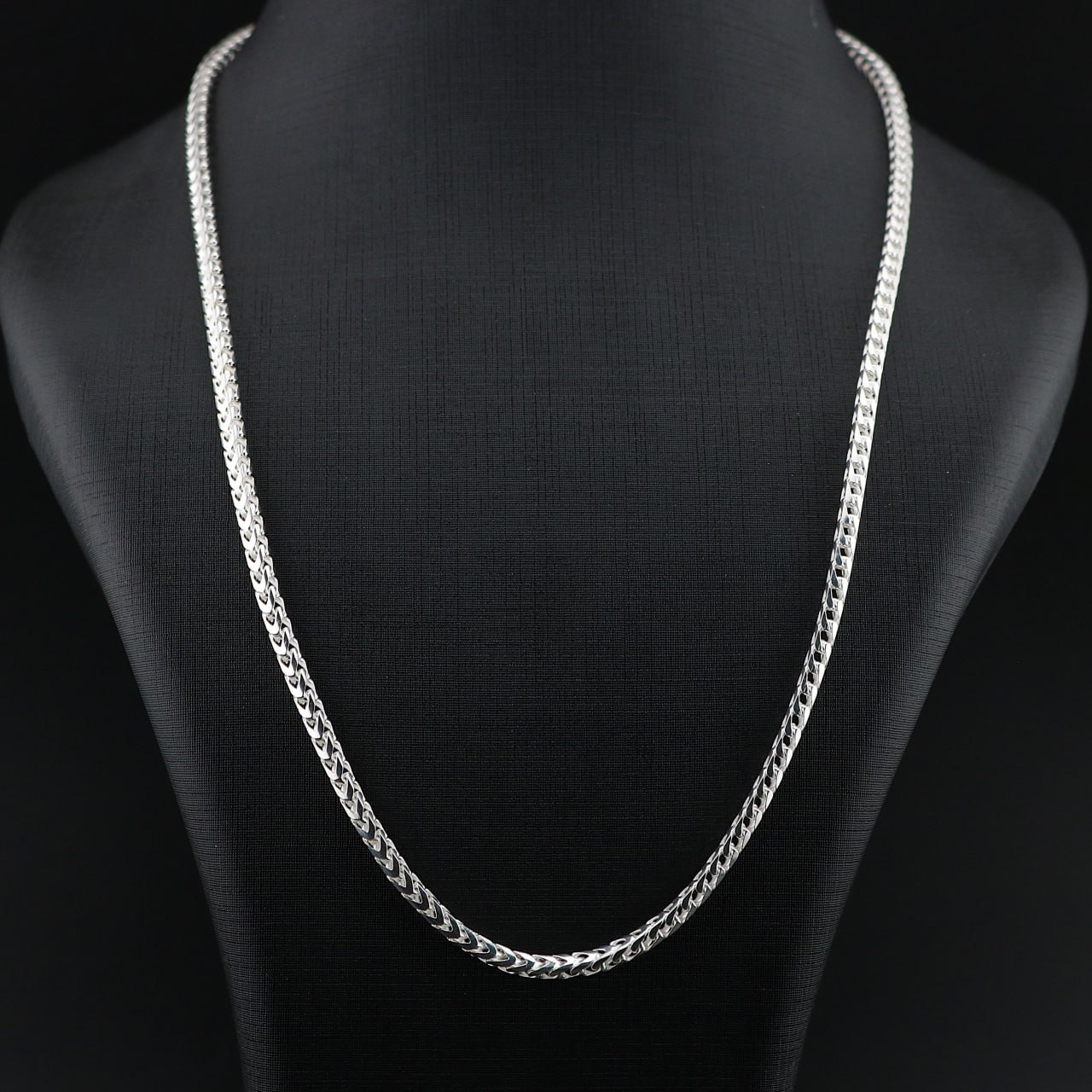 زنجیر نقره مردانه میرو گرد