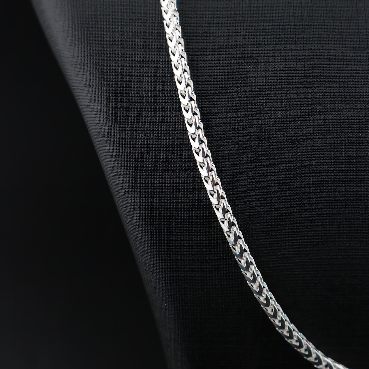 زنجیر نقره مردانه میرو گرد