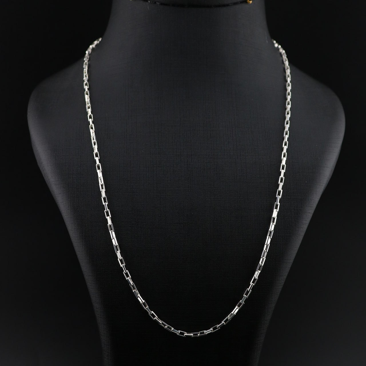 زنجیر نقره مردانه آجری