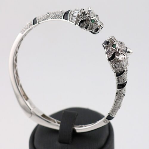 دستبند النگویی کارتیر نقره