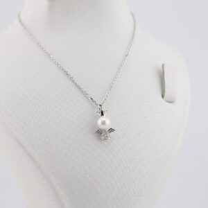 مدال نقره زنجیردار فرشته بالدار mk4076