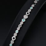 دستبند نقره  mk3041