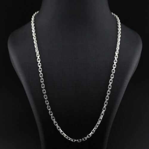 زنجیر نقره مردانه دیپلمات