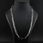 زنجیر نقره مردانه هرمس  mk4068