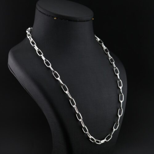 زنجیر نقره مردانه دیپلمات