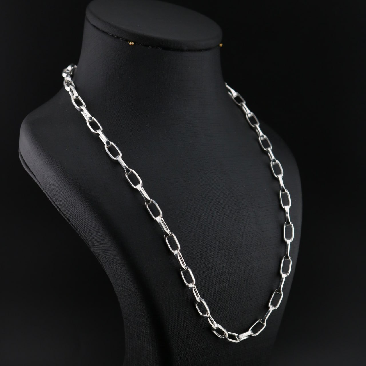 زنجیر نقره مردانه دیپلمات