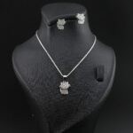 نیمست نقره طرح گربه mk9048