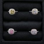 انگشتر نقره طرح جواهر mk6057