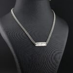 زنجیر نقره اسپرت کارتیر دوبل آبکاری رادیوم مارجیلا mk4083