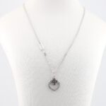 زنجیر نقره زنانه تراش ونکلیف قلبی mk4093