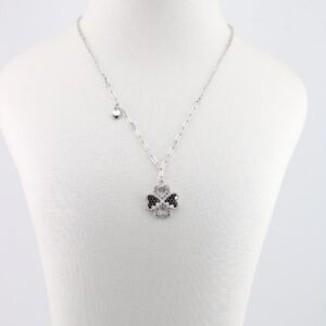 زنجیر نقره زنانه تراش شبدر mk4092