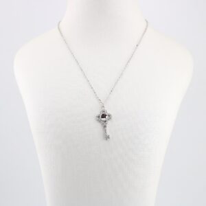 زنجیر نقره زنانه تراش طرح کلید mk4091