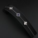 دستبند ونکلیف سه گل تراش و سنگی mk3055