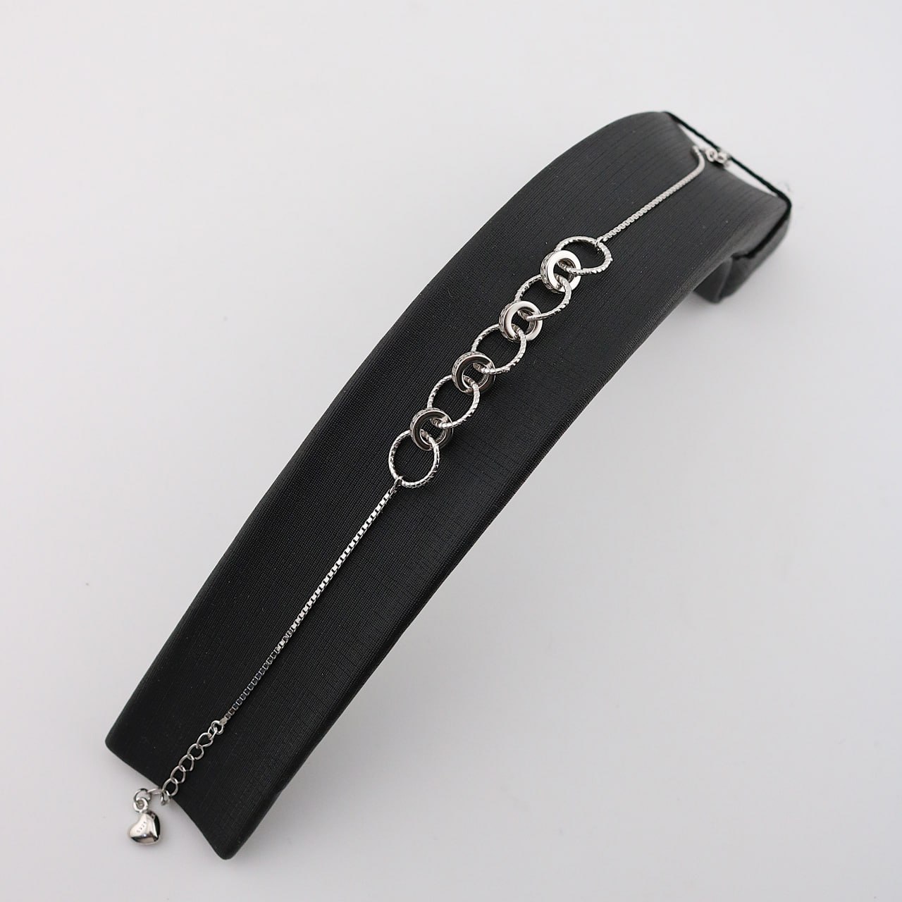 دستبند نقره طرح زنجیر