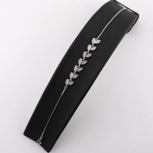 دستبند نقره طرح  زنجیر mk3068