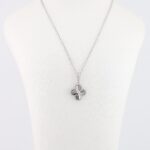 گردنبند ونکلیف تک گل تراش mk4098