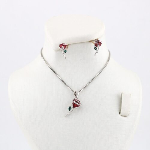 نیمست نقره گل رز