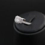 انگشتر نقره طرح جواهر mk6070