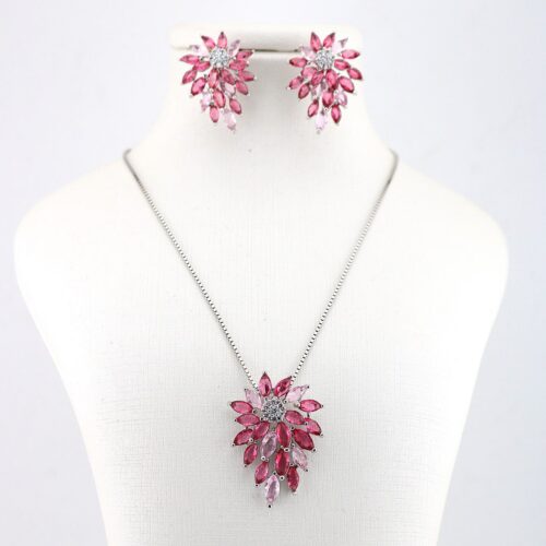 ست جواهری نقره