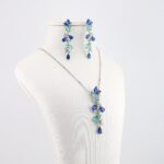 نیمست طرح جواهری نقره MK9062