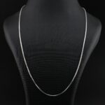 زنجیر نقره مردانه ونیزی  mk4103